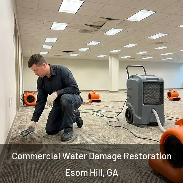  Commercial Water Damage Restoration Esom Hill, GA