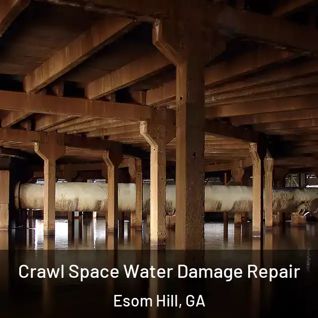  Crawl Space Water Damage Repair Esom Hill, GA