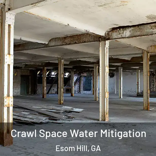  Crawl Space Water Mitigation Esom Hill, GA