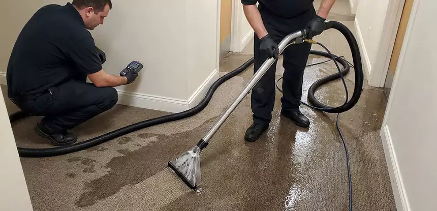 Basement Flooded Carpet Soaked Recovery in Esom Hill