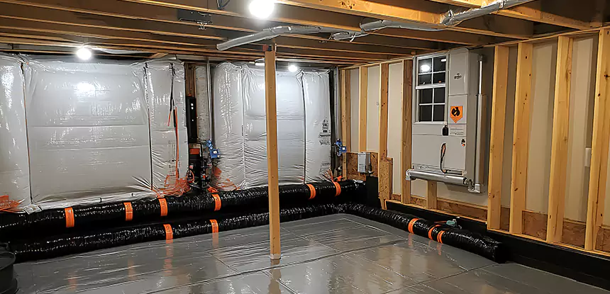 Crawl Space Humidity Control in Esom Hill
