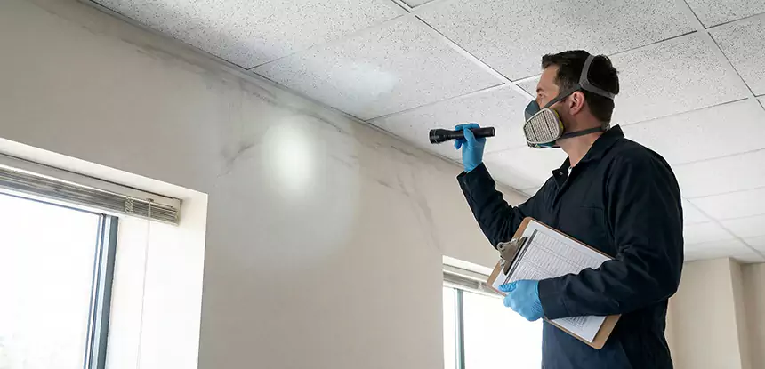 Ceiling Water Damage Inspection in Esom Hill