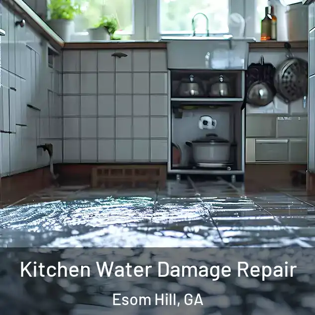  Kitchen Water Damage Repair Esom Hill, GA