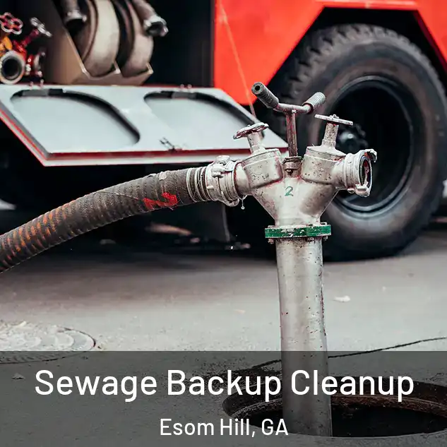  Sewage Backup Cleanup Esom Hill, GA
