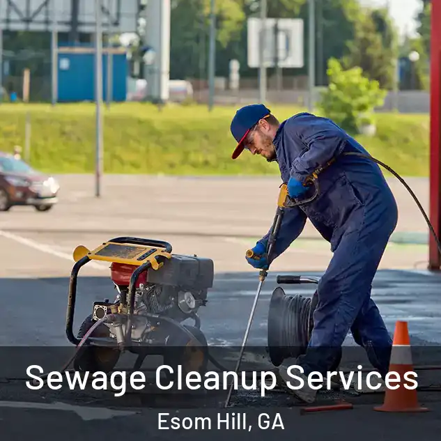  Sewage Cleanup Services Esom Hill, GA