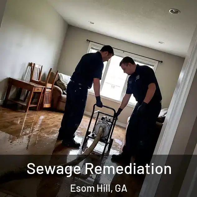  Sewage Remediation Esom Hill, GA