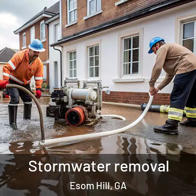 Stormwater removal Esom Hill, GA